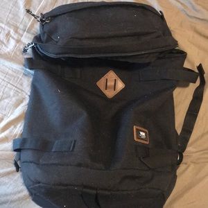 Vans black travel back pack